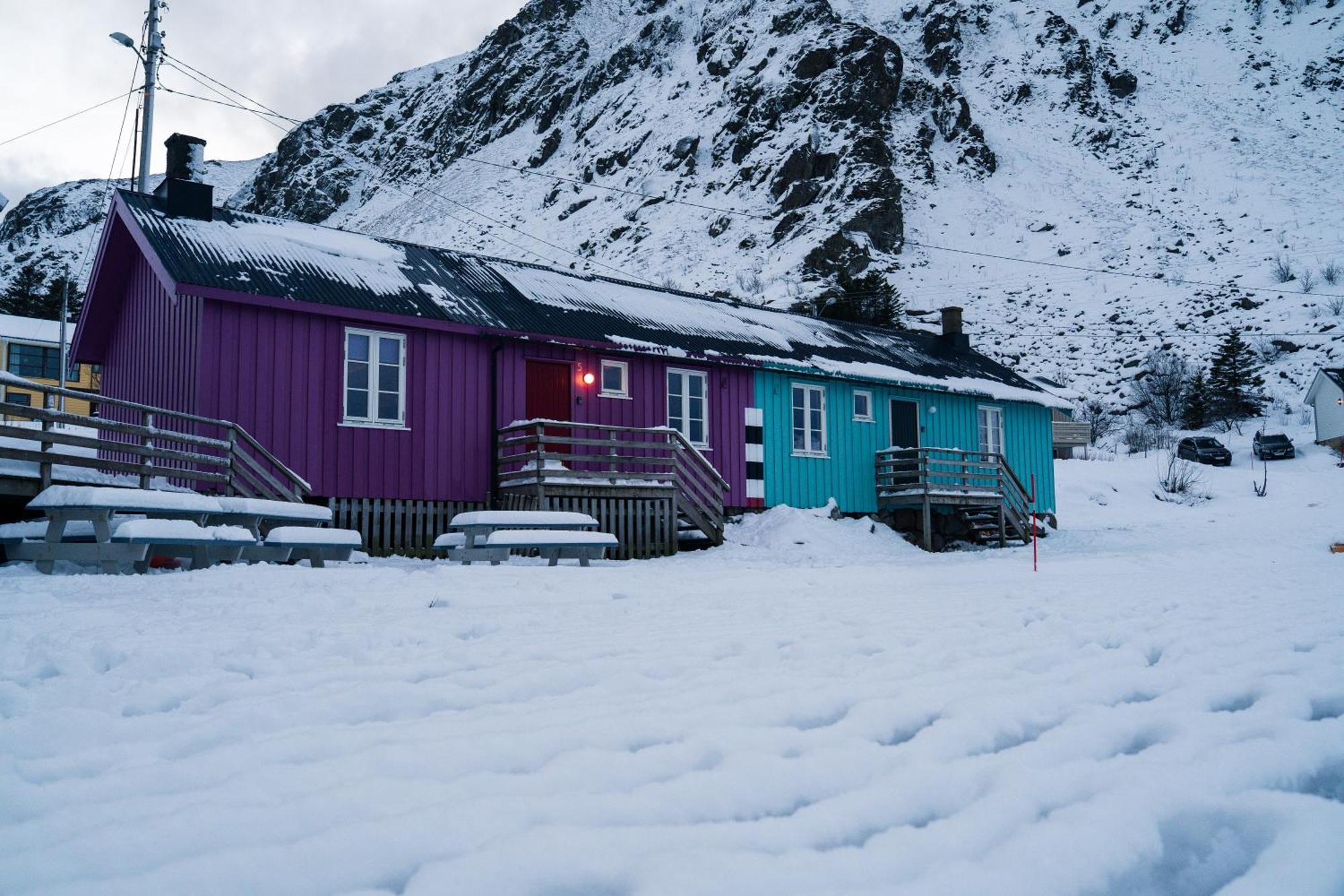 Kraemmervika Rorbuer - Rustic Cabins In Lofoten Ballstad Exterior foto